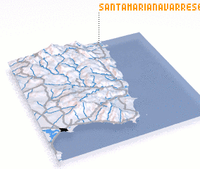 3d view of Santa Maria Navarrese