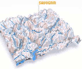 3d view of Savognin