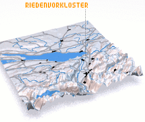 3d view of Rieden-Vorkloster