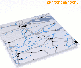 3d view of Groß Brodersby