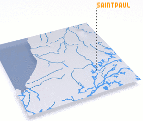 3d view of Saint-Paul