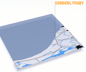 3d view of Sønder Lyngby