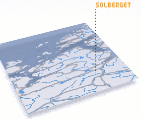 3d view of Sølberget