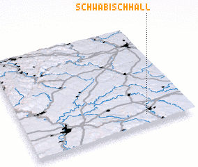 3d view of Schwäbisch Hall