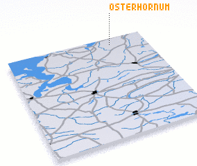 3d view of Øster Hornum