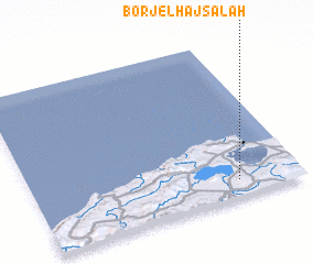 3d view of Borj el Haj Salah