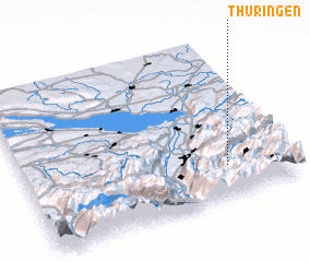 3d view of Thüringen