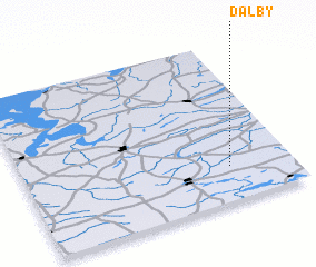 3d view of Dalby