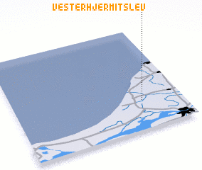 3d view of Vester Hjermitslev