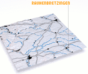 3d view of Rauhenbretzingen