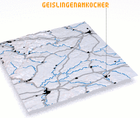 3d view of Geislingen am Kocher