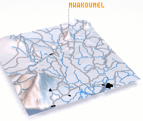 3d view of Mwakoumel