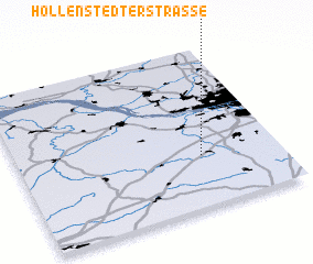 3d view of Hollenstedterstraße