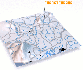 3d view of Ekangte Mpaka