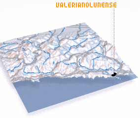 3d view of Valeriano Lunense