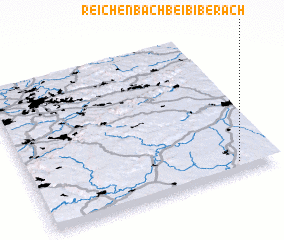 3d view of Reichenbach bei Biberach