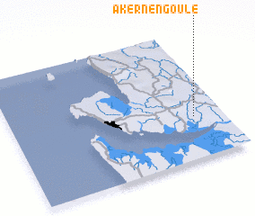 3d view of Akernengoule