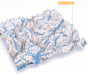 3d view of Sondrio