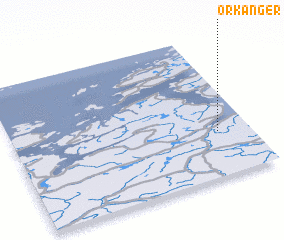 3d view of Orkanger