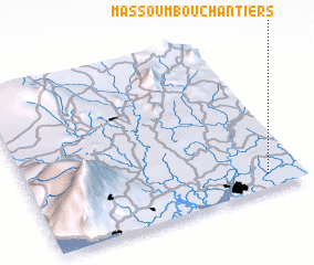 3d view of Massoumbou-Chantiers