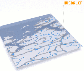 3d view of Husdalen