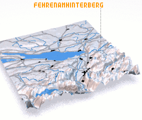 3d view of Fehren am Hinterberg