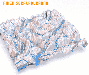 3d view of Fideriser Alp Duranna