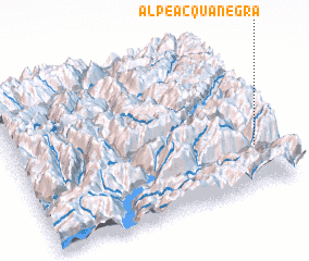 3d view of Alpe Acquanegra