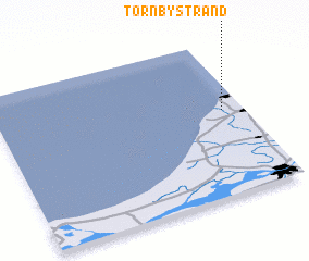 3d view of Tornby Strand