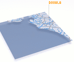 3d view of Douala