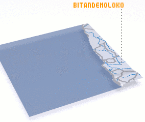 3d view of Bitandé-Moloko