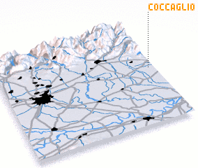 3d view of Coccaglio