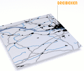 3d view of Dreibeken