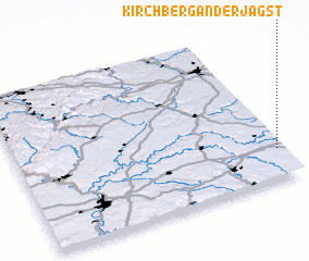 3d view of Kirchberg an der Jagst