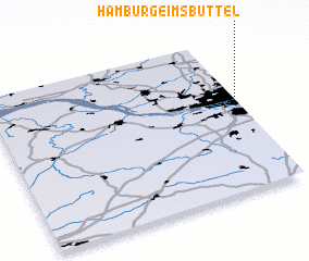 3d view of Hamburg-Eimsbüttel