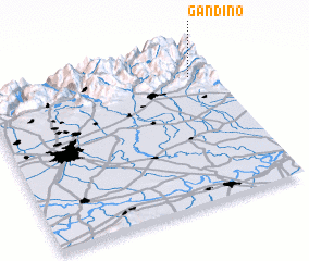 3d view of Gandino