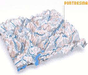 3d view of Pontresina