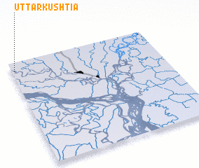 3d view of Uttar Kushtia