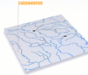 3d view of Sandhānpur