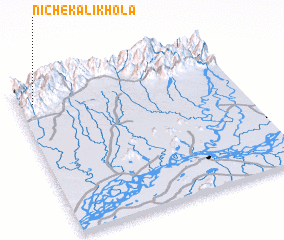 3d view of Niche Kālikhola