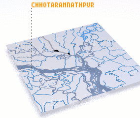 3d view of Chhota Rāmnāthpur