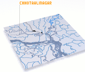 3d view of Chhota Ālinagar