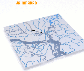 3d view of Jāhānābād