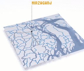3d view of Mirzaganj