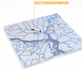 3d view of East Raghurāmpur