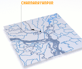 3d view of Char Nārāyanpur