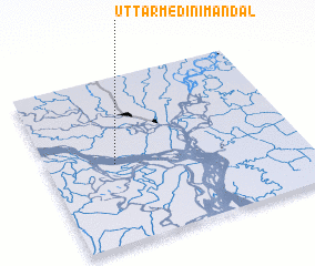 3d view of Uttar Medinimandal