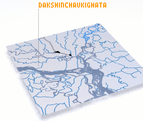 3d view of Dakshin Chaukighāta