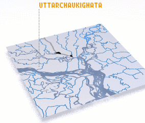 3d view of Uttar Chaukighāta