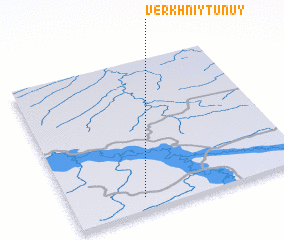 3d view of Verkhniy Tunuy